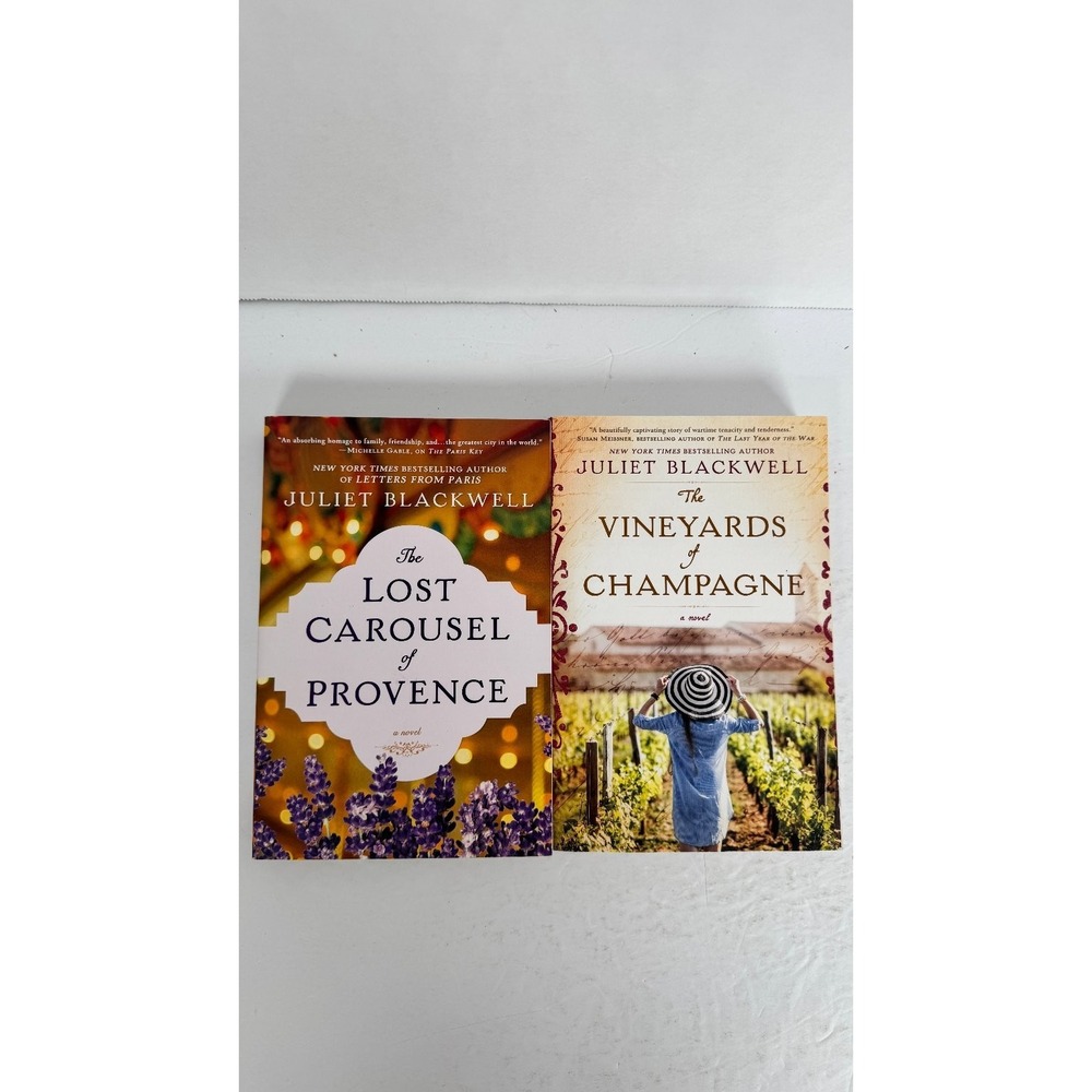 Juliet Blackwell Books: Lost Carousel of Provence & Vineyards of Champagne‎